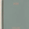 KOZO Kalender 2026 A5 Vecka per uppslag Aloe Vera