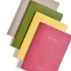 KOZO Skrivhäfte A5 2 Pack Sand / Olive
