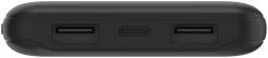 10K Power Bank w/USB-C 15W, Black