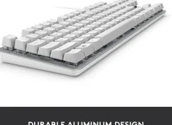 K835 TKL Mechanical Keyboard, Offwhite/Silver (Nordic)