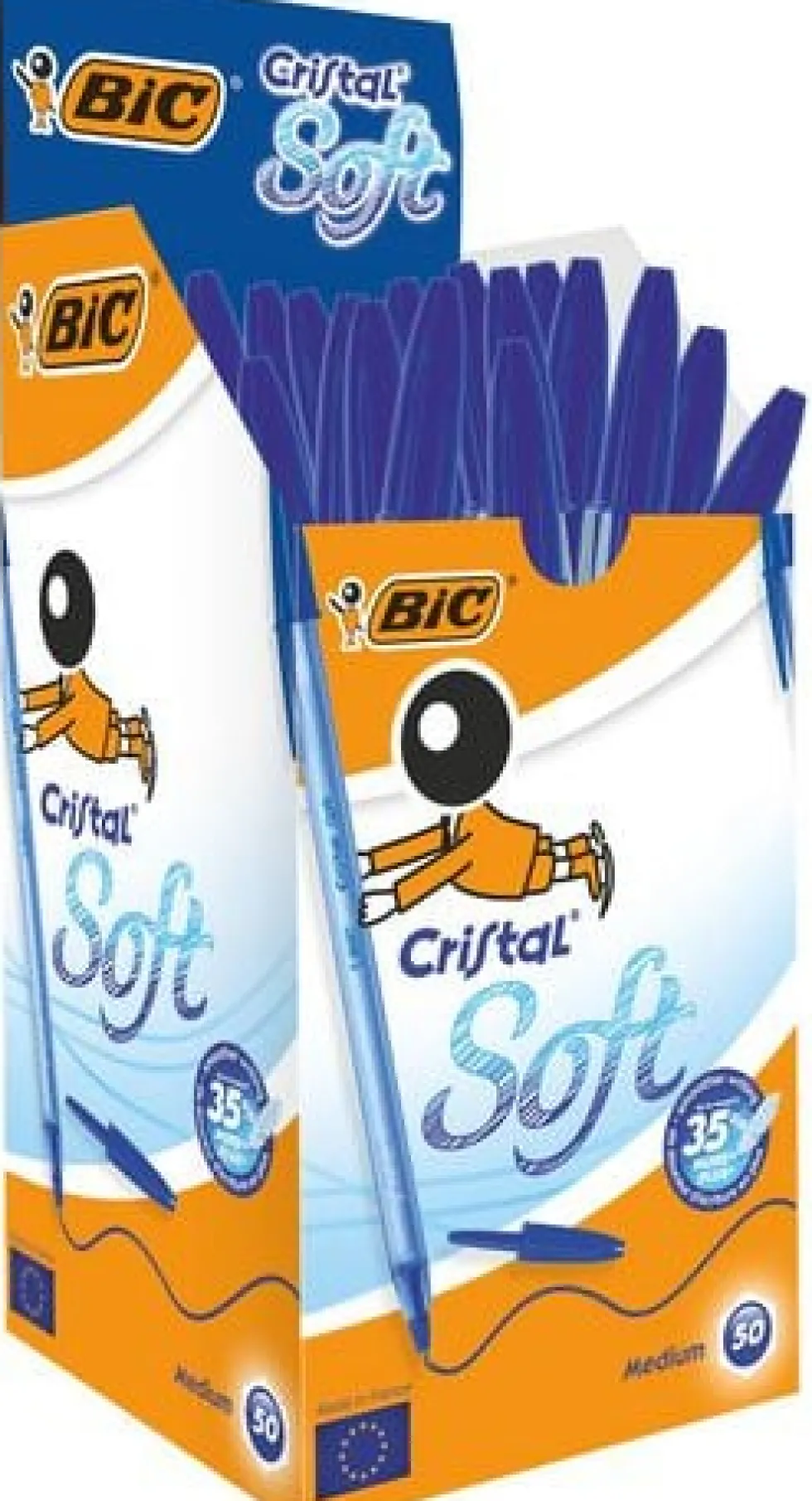 Kulpenna BIC Cristal Soft Blå 1,2mm