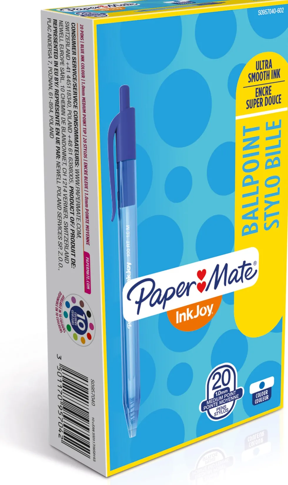 Kulpenna PAPER MATE InkJoy 100 RT 1,0 bl