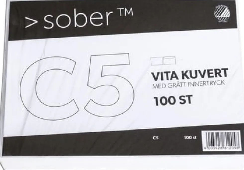 Kuvert konsument fp C5 90g remsa 100/fp