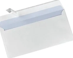 Kuvert LYRECO M65 PS112x220mm vit 500/fp