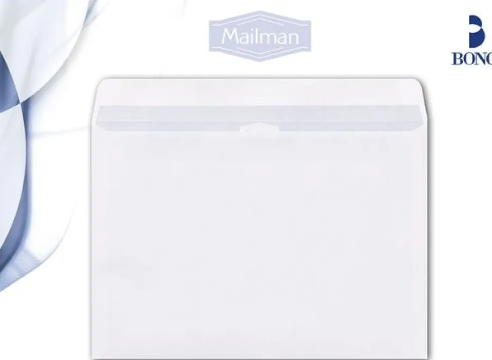 Kuvert MAILMAN C5 SH 90g vit 500/fp