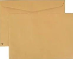 Kuvert SOBER C5 80g FH brun 500/fp