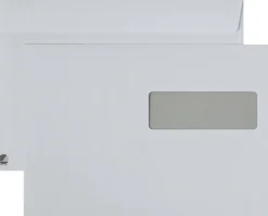 Kuvert SOBER C5 H2 90g PS vit 500/fp