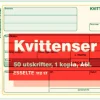 Kvittens A65 med kopia, 2x50 blad, 5st