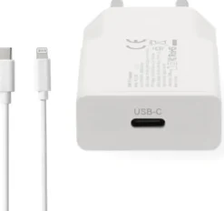 Laddare Vägg NEDIS 20 W USB-C/Lightning