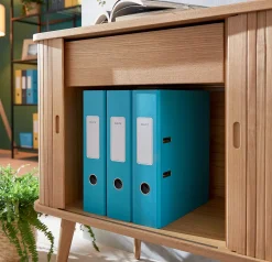LAF Leitz 180° Cosy A4 80mm Blå