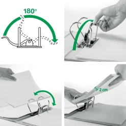 LAF Leitz 180° Cosy A4 50mm Grå