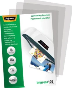 Laminat FELLOWES A5 100mic klar 100/fp