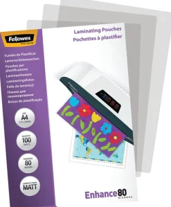 Laminat FELLOWES A4 80mic matt 100/fp