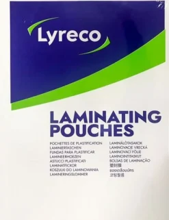 Laminat LYRECO A4 180mic klar 25/fp