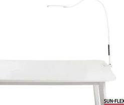 Lampa SUN-FLEX Desklite LED vit