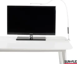 Lampa SUN-FLEX Desklite LED vit