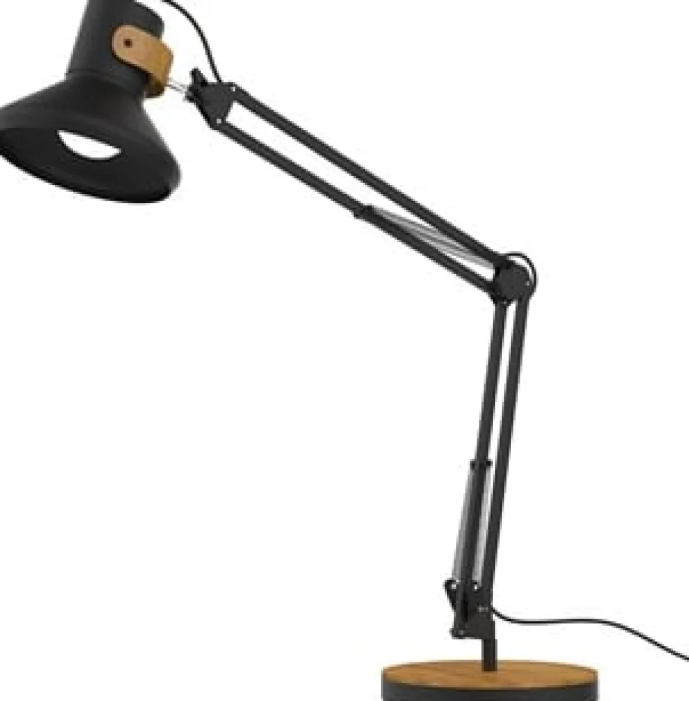 Lampa UNILUX Baya Bamboo LED svart