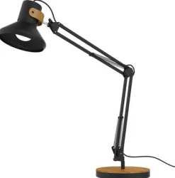 Lampa UNILUX Baya Bamboo LED svart