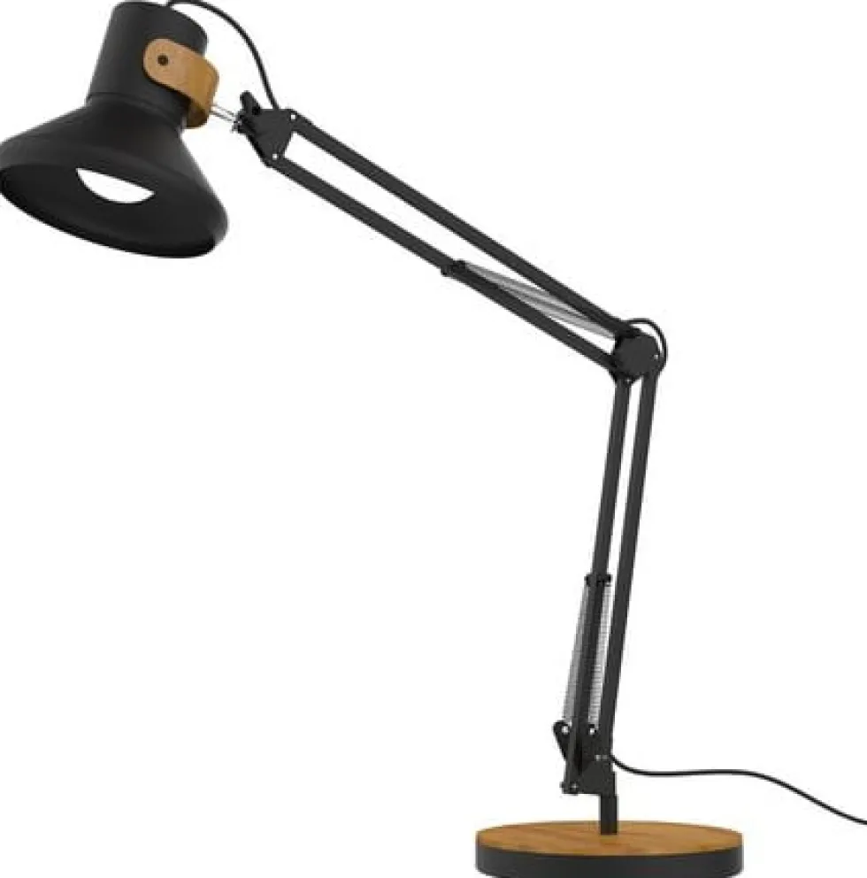 Lampa UNILUX Baya Bamboo LED svart