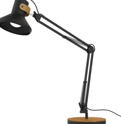 Lampa UNILUX Baya Bamboo LED svart