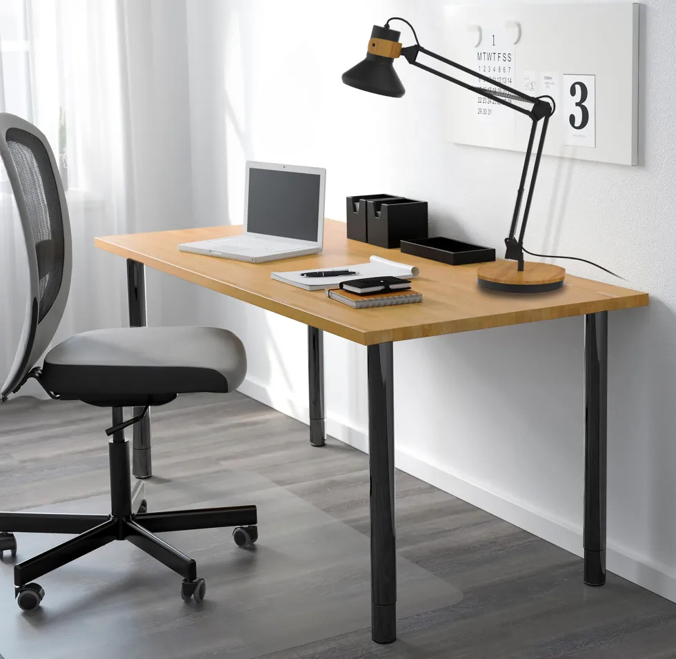 Lampa UNILUX Baya Bamboo LED svart