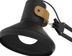 Lampa UNILUX Baya Bamboo LED svart