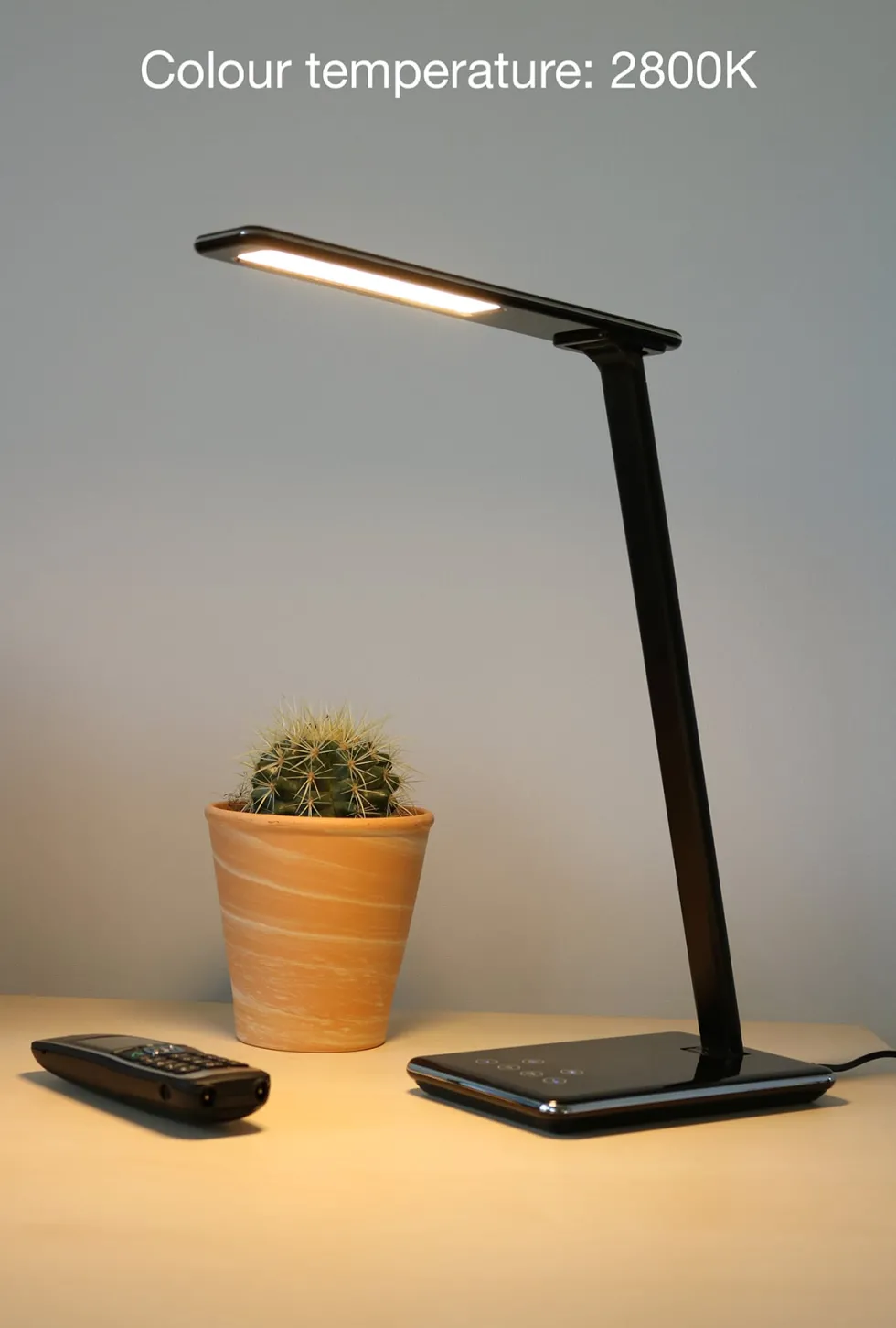 Lampa UNILUX Linka LED svart