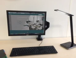 Lampa UNILUX Linka LED svart