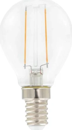 LED-lampa Klot E14 Klar 2W 200lm
