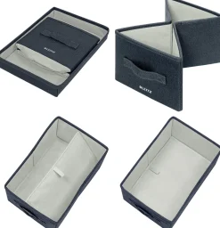 Leitz Förvaringsbox i tyg med lock S 2st