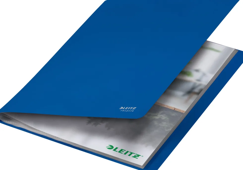 Leitz Recycle Demopärm PP 20 fick. blå