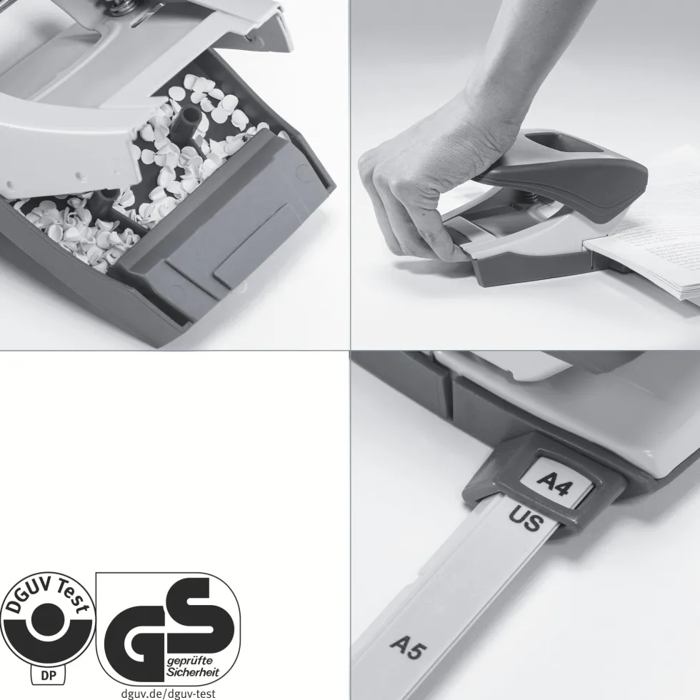 Leitz Recycle Hålslag 2h/30ark EU blå