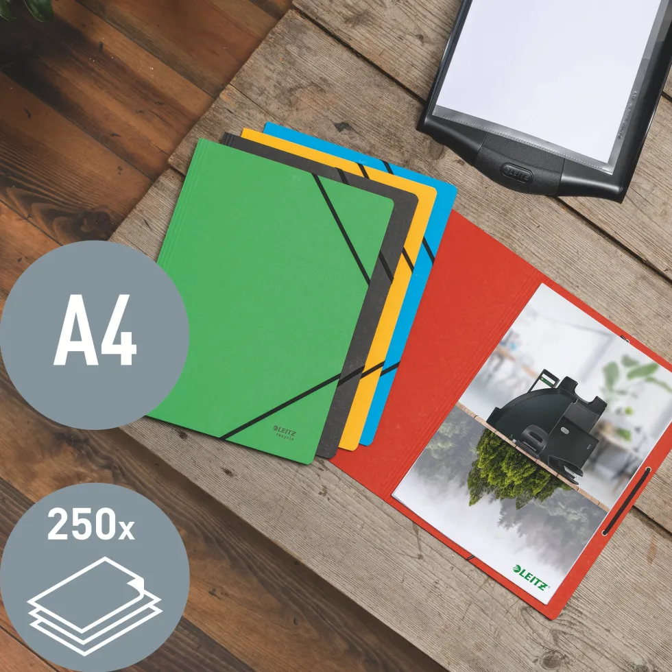 Leitz Recycle Snoddmapp A4 krt gul