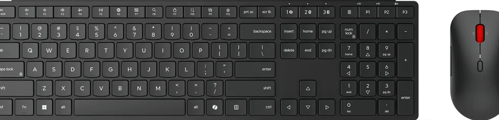 Lenovo Pro Combo 6000 - Sats med tangentbord och mus - trådlös