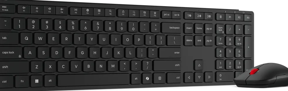 Lenovo Pro Combo 6000 - Sats med tangentbord och mus - trådlös