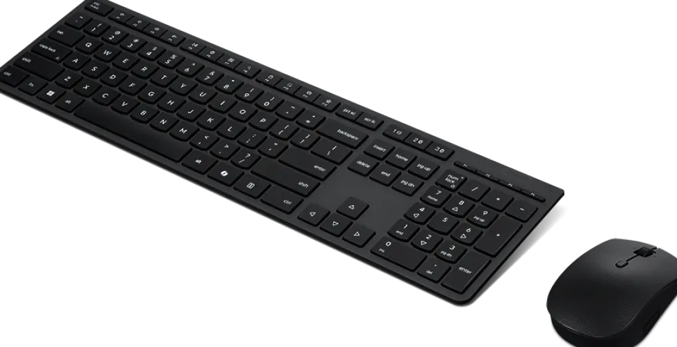 Lenovo Professional - Sats med tangentbord och mus - full size