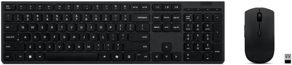 Lenovo Professional - Sats med tangentbord och mus - full size