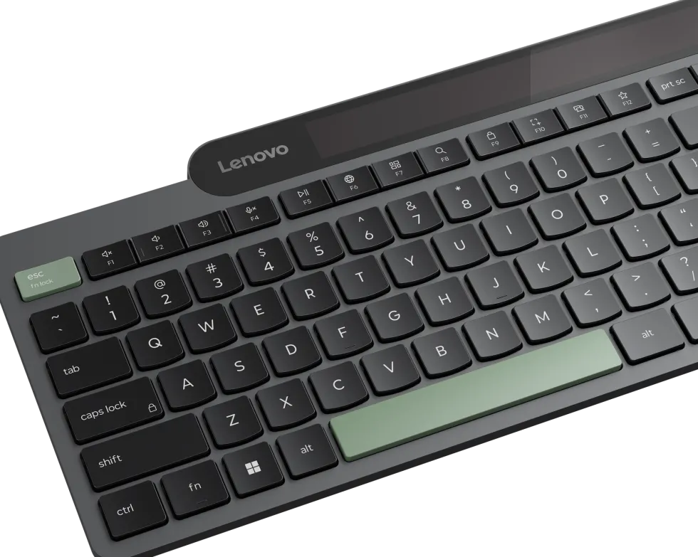 Lenovo - Tangentbord - self-charging - trådlös - Bluetooth 5.1
