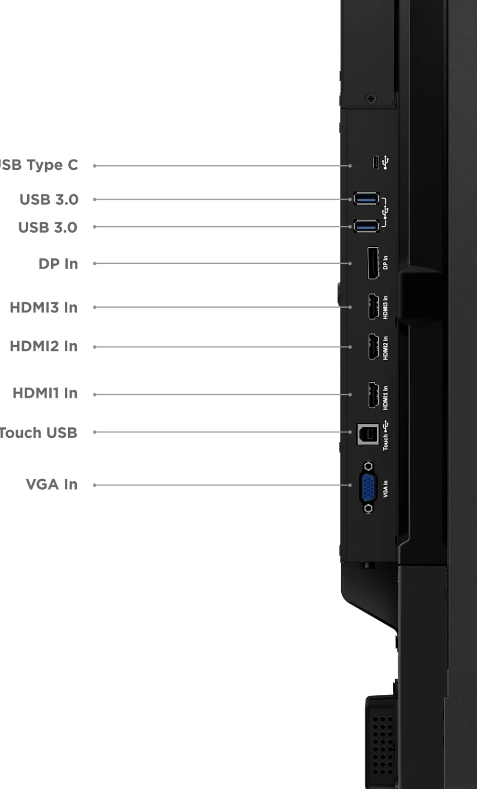 Lenovo ThinkVision T65 - 65" Diagonal klass LED-bakgrundsbelyst