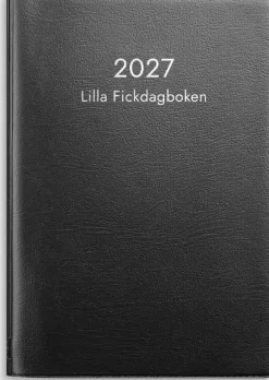 Lilla Fickdagboken 2027 plast svart