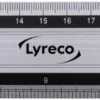 Linjal LYRECO aluminium 30cm