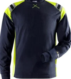 Långärmad T-shirt Flam 7072 Marin S