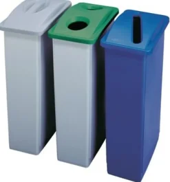 Lock till papperskorg RUBBERMAID Slim Jim® grå