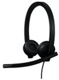 Logitech H570e - Headset - på örat - kabelansluten - USB-C