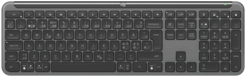 Logitech Signature Slim Combo MK950 for Business - Sats med
