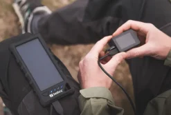16.000 mAh Outdoor Solar PowerBank, Black