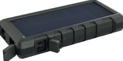 24.000 mAh Outdoor Solar PowerBank, Black