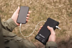 24.000 mAh Outdoor Solar PowerBank, Black