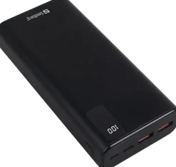 20.000 mAh PD 20W PowerBank USB-C, Black