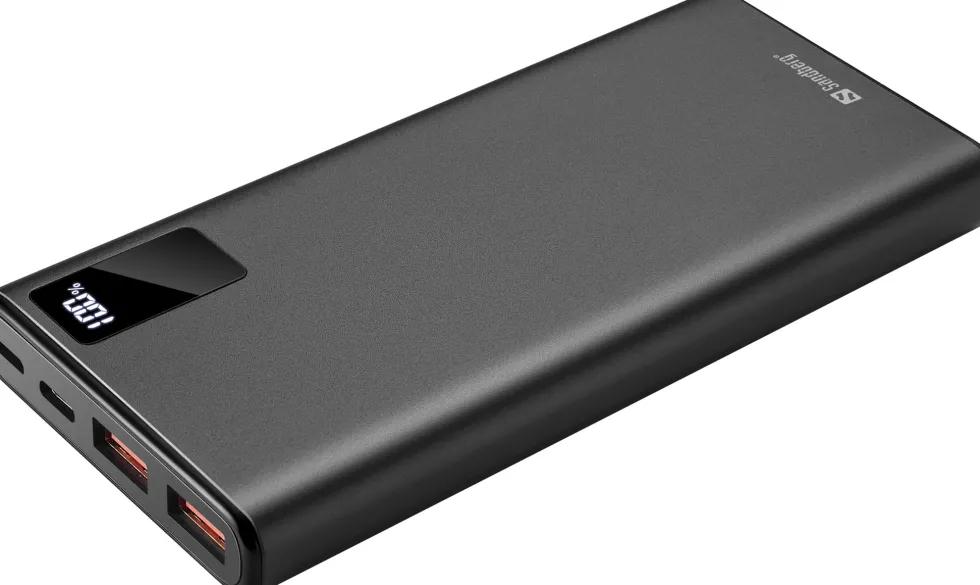 10.000 mAh PD 20W PowerBank USB-C, Black